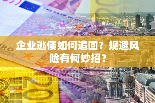 武汉企业逃债如何追回？规避风险有何妙招？