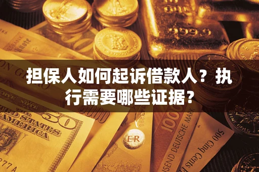 武汉担保人如何起诉借款人？执行需要哪些证据？