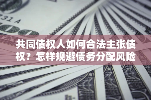 武汉共同债权人如何合法主张债权？怎样规避债务分配风险？