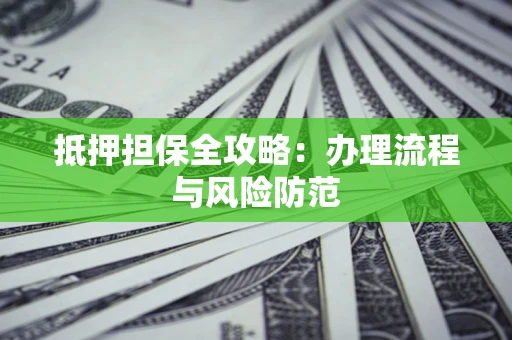 武汉抵押担保全攻略：办理流程与风险防范