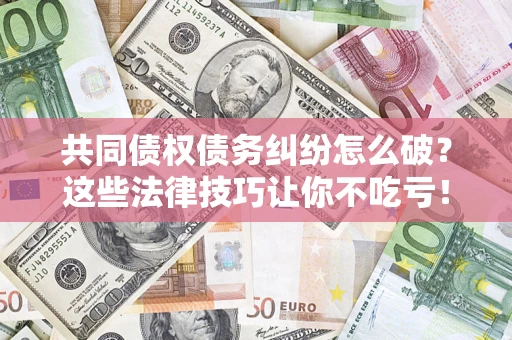 武汉共同债权债务纠纷怎么破？这些法律技巧让你不吃亏！