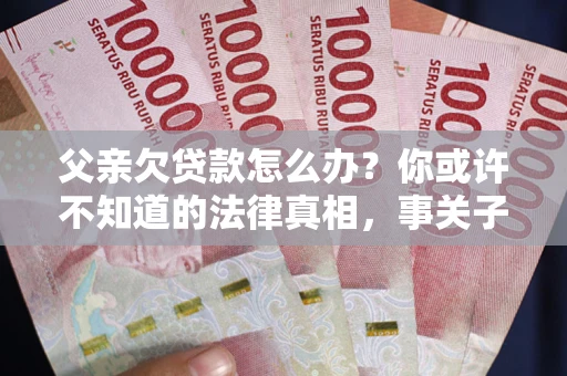 武汉父亲欠贷款怎么办？你或许不知道的法律真相，事关子女未来