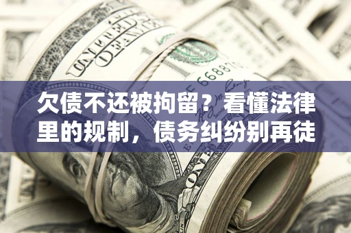 武汉欠债不还被拘留？看懂法律里的规制，债务纠纷别再徒劳奔波