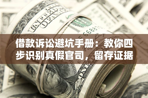 武汉借款诉讼避坑手册：教你四步识别真假官司，留存证据不踩雷