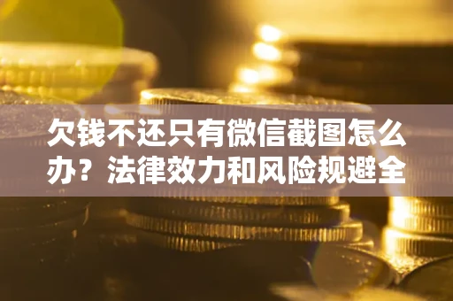 武汉欠钱不还只有微信截图怎么办？法律效力和风险规避全解析