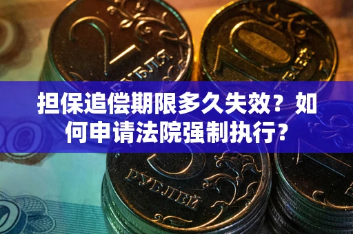 武汉担保追偿期限多久失效？如何申请法院强制执行？