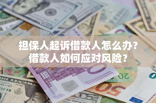 武汉担保人起诉借款人怎么办？借款人如何应对风险？