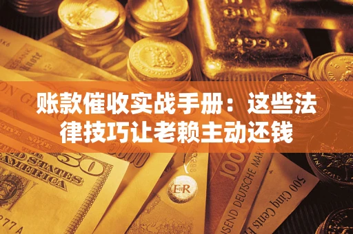 武汉账款催收实战手册：这些法律技巧让老赖主动还钱