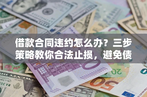 武汉借款合同违约怎么办？三步策略教你合法止损，避免债务危机升级