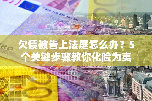 武汉欠债被告上法庭怎么办？5个关键步骤教你化险为夷