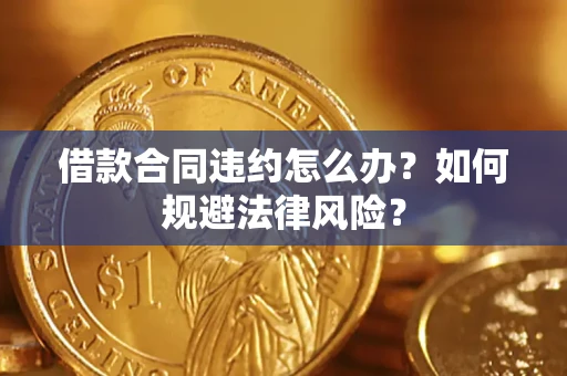 武汉借款合同违约怎么办？如何规避法律风险？