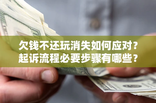 武汉欠钱不还玩消失如何应对？起诉流程必要步骤有哪些？